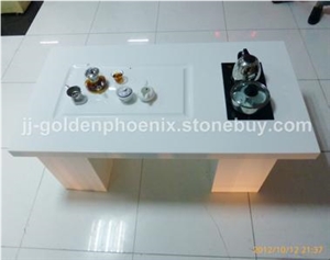 High Hardness Artificial Stone Table Top/Nano Crystallized Desk