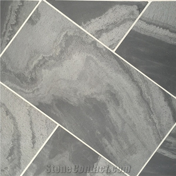 Mica Rock Material Silver Shine Slate Tile And Slab From China