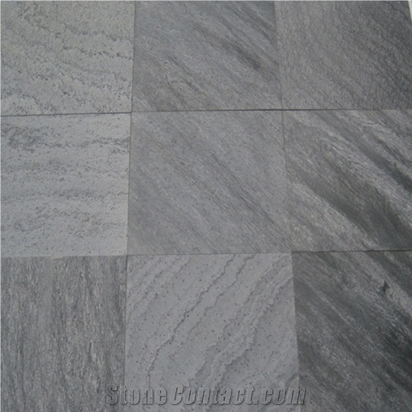 Mica Rock Material Silver Shine Slate Tile and Slab