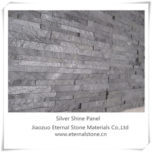 Mica Rock Silver Shine Cultured Stone and Panel