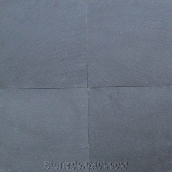 Slate Material Adoni Black Slate Tile and Slab
