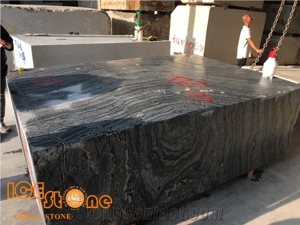 Ancient Wood Marble, Black Wood Marble Blocks