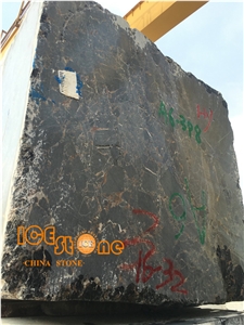 Athen Portoro/Chinese Natural Stone Block/Nero Portoro Bianco Marble Block/