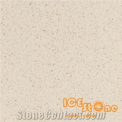 Beige Marble Look Quartz Stone Solid Surfaces Polished Slabs Tiles Engineered Stone Artificial Stone Slabs for Hotel Kitchen, Bathroom Backsplash Walling Panel Customized Edge