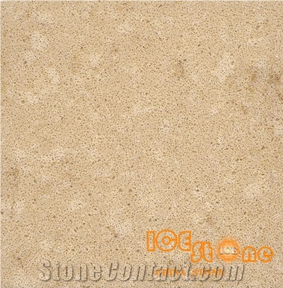 Beige Marble look Quartz Stone Solid Surfaces Polished Slabs Tiles Engineered Stone Artificial Stone Slabs for Hotel Kitchen, Bathroom Backsplash Walling Panel Customized Edge
