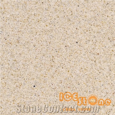 Beige Mirror Marble Look Quartz Stone Solid Surfaces Polished Slabs Tiles Engineered Stone Artificial Stone Slabs for Hotel Kitchen, Bathroom Backsplash Walling Panel Customized Edge