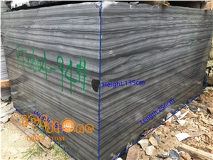 Black Wood Vein Marble/Black Serpiggiante/Marble Block/Chinese Natural Stone Product