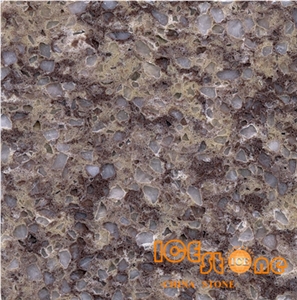 Brazil Feeling/Brown Color/Quartz Stone Solid Surfaces Polished Slabs Tiles Engineered Stone Artificial Stone Slabs for Hotel Kitchen,Bathroom Backsplash Walling Panel Customized Edge