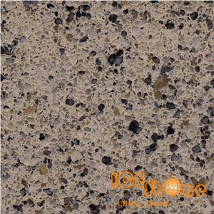 Brown Marble look Quartz Stone Solid Surfaces Polished Slabs Tiles Engineered Stone Artificial Stone Slabs for Hotel Kitchen, Bathroom Backsplash Walling Panel Customized Edge