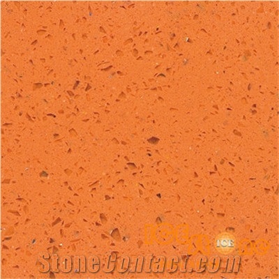 China Crystal Orange Quartz Stone Tiles/China Crystal Orange Quartz Stone Slabs/China Crystal Serie Quartz Stone Slabs/China Crystal Orange Quartz Stone