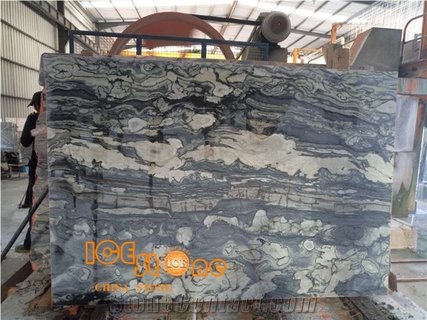 China Dark Green Color/Blue Color/Black Twilight/Chinese Natural Stone Products/Slabs/Tiles/Cut to Size/Bokmatch/Open Book/Wall/Floor Covering