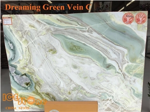China Dreaming Green Marble Tiles & Slabs/China Green Marble Tiles & Slabs/China Green Marble Wall Covering Tiles/China Green Marble Floor Covering Tiles