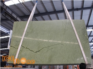 China Green Marble, Dandong Green, Shandong Green Marble Slabs