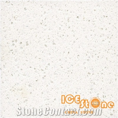 China Ice White Quartz Stone Tiles/China Ice White Quartz Stone Slabs/China Crystal Serie Quartz Stone Slabs/China Ice White Quartz Stone