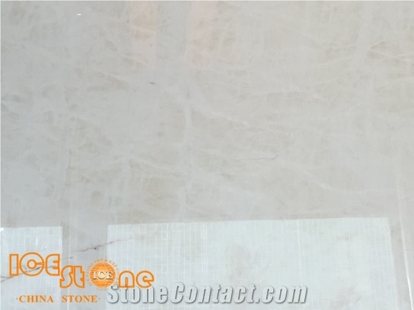 China Material White Onyx Creamy Onyx Slabs White Jade Beige Onyx Slabs&Tile for Floor Covering