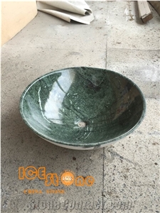 China Nero Marquina/Popular Well Polished China Nero Marquina Round Basin/Sink/430*430*135mm/Customized Size/ Best Quality/Interior Decoration for Bathroom Vanity Top