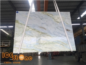 China New Material Blue Marble Slabs, Green Blue Marble Tiles & Slabs
