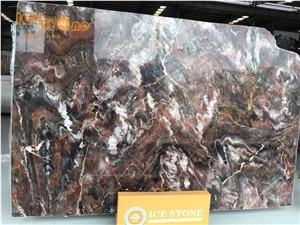 China Venice Red/Red Louis Agate/Natural Stone/Marble Slabs/Tiles/Cut to Size/Wall Cladding/Floor Covering/Bookmatch/Open Book