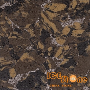 Chinese Dark Emperador/Chinese Quartz Slabs and Tiles/Artifical Stone Walling and Flooring/Solid Surface Stone