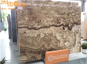 Classic Onyx/Brown Yellow Onyx/Onyx Slabs and Tiles/Bookmatch Onyx Background Wall/Chinese Stone
