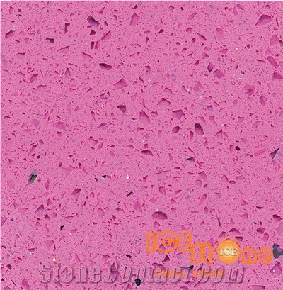 Crystal Pink/Chinese Quartz Stone Slabs and Tiles/Artifical Stone Flooring and Walling/Solid Surfaces Slabs