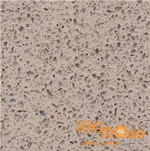 Dimond light brown Marble look Quartz Stone Solid Surfaces Polished Slabs Tiles Engineered Stone Artificial Stone Slabs for Hotel Kitchen, Bathroom Backsplash Walling Panel Customized Edge