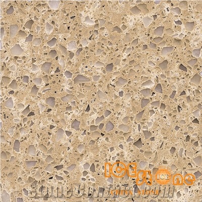 Double Yellow Color/Quartz Stone Solid Surfaces Polished Slabs Tiles Engineered Stone Artificial Stone Slabs for Hotel Kitchen,Bathroom Backsplash Walling Panel Customized Edge