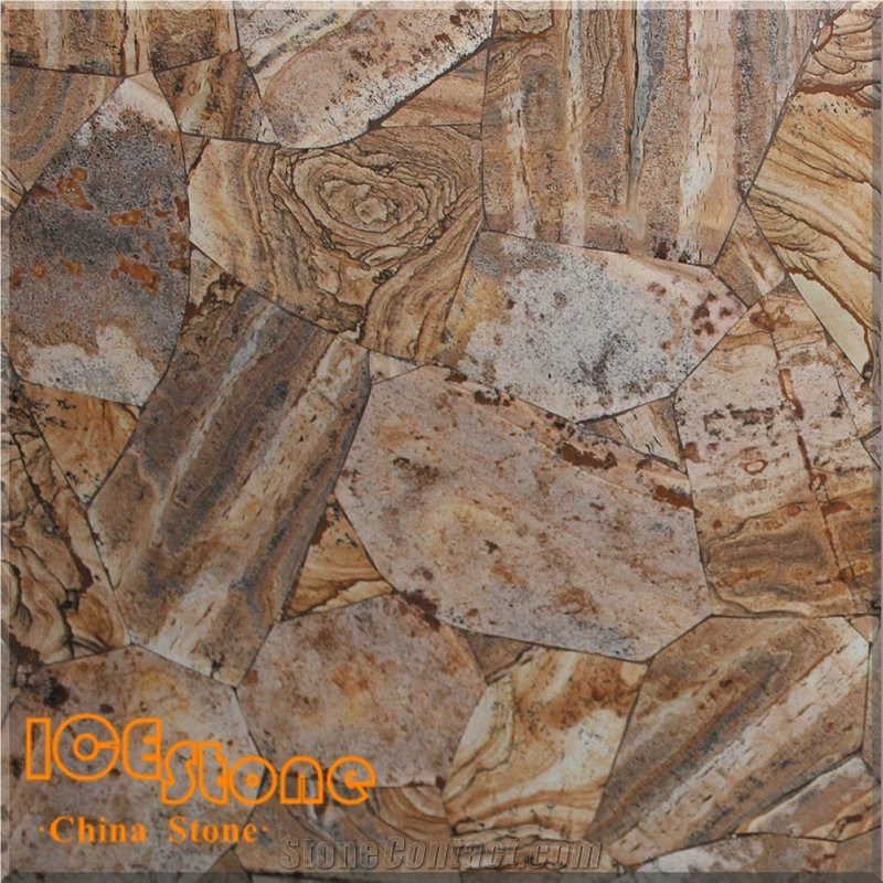Figure Fossil Backlit Semi-Precious/Agate/Lapiz/Crystal/Tiger Eyes Stone Slabs & Tiles/Semi-Precious Luxious/Semi-Precious/Semi-Precious Slabs/Semiprecious Stone