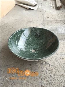 Green Marble Basin with Good Price, Vessel Sinks