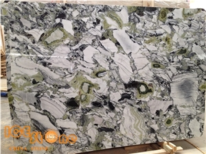 Ice Connect Marble/White Beauty/Ice Green/Verde Stone Product/Slabs/Tiles/Cut to Size/Chinese Natural Stone/Wall Cladding/Floor Covering