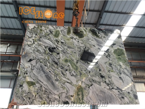Ice Green/Ice Connect Marble/White Beauty New Polished Slabs