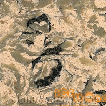 King Crab Brown Quartz/Chinese Brown Quartz Slabs and Tiles/Artifical Stone Walling and Flooring/Solid Surface Stone