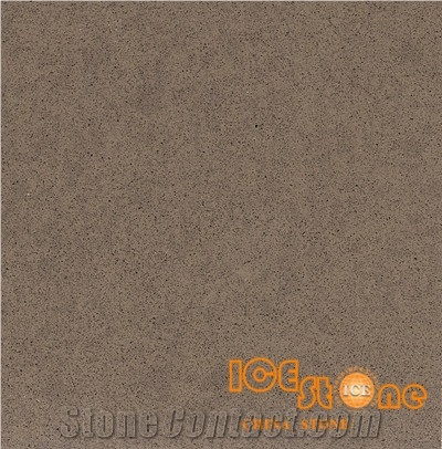 Moca Brown/Chinese Quartz Stone Slabs and Tiles/Artifical Stone Flooring and Walling/Solid Surfaces Slabs