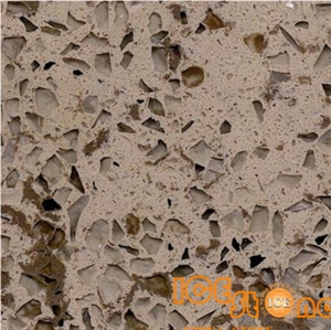 Mousse Brown/Chinese Quartz Stone Slabs and Tiles/Artifical Stone Flooring and Walling/Solid Surfaces Slabs
