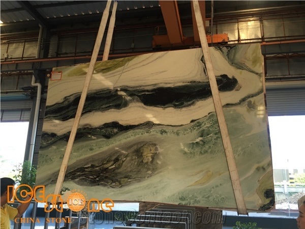New Polished Marble Slabs,China Green Marble Flooring Tiles Pattern