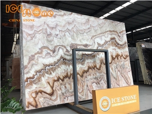 New Polished Multicolor Onyx Slabs Tiles/Colorful Onyx/Chinese Precious Onyx Slabs Tiles/Interior Decoration Red Onyx Wall Covering Onyx Slabs/Natural Building Stone/Onyx Backlit Tiles/Onyx Pattern