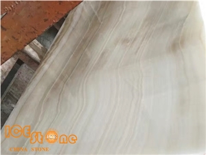 Onyx Wave Stone, Wood White Onyx Slabs & Tiles
