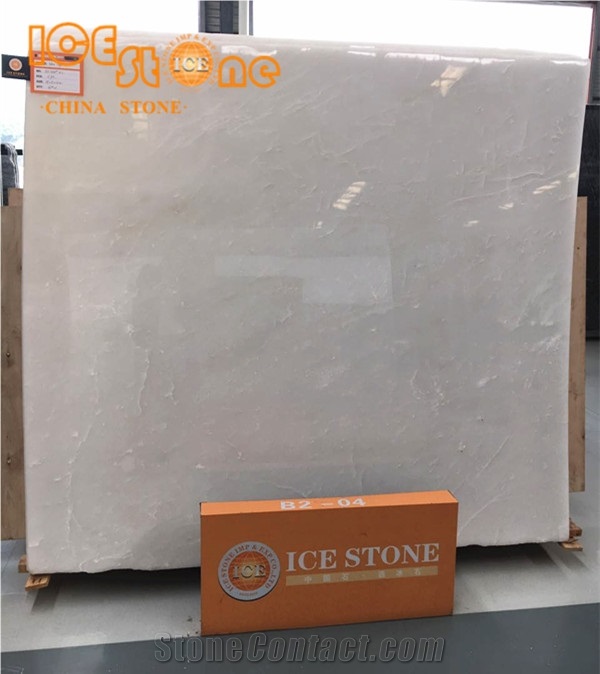 Royal White Onyx Slabs Tiles/Onyx Wall Tiles/Building Stone Slabs Tiles/White Onyx Decoration Material/China White Ice Jade/Snow White Onyx/Crystal White Onyx Slabs
