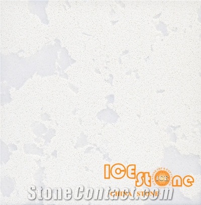 Silk White/Quartz Stone Solid Surfaces Polished Slabs Tiles Engineered Stone Artificial Stone Slabs for Hotel Kitchen,Bathroom Backsplash Walling Panel Customized Edge