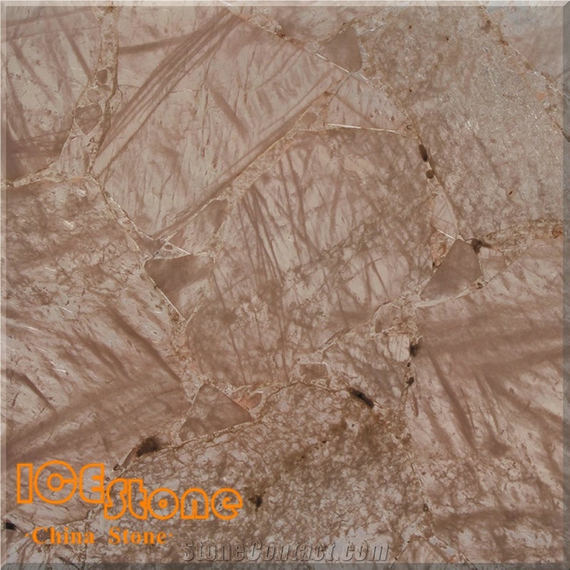 Smoky Backlit Quartz Orange Brown Semiprecious Stone/ Semi Precious Slabs/Gemstone Tiles/Precious Stone Slabs/ Semiprecious Stone Tiles/Semi Precious Stone Panels/