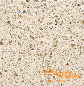Star Spot Yellow/Quartz Stone Solid Surfaces Polished Slabs Tiles Engineered Stone Artificial Stone Slabs for Hotel Kitchen,Bathroom Backsplash Walling Panel Customized Edge