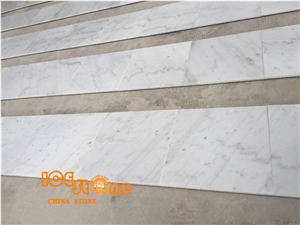 Sunny White/Guangxi White/Chinese Carrara Marble Tiles/Cut to Size