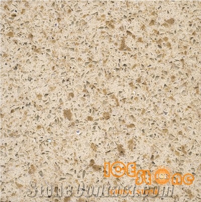 Sunset Yellow/Beige Color/Quartz Stone Solid Surfaces Polished Slabs Tiles Engineered Stone Artificial Stone Slabs for Hotel Kitchen,Bathroom Backsplash Walling Panel Customized Edge