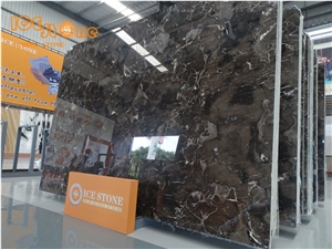 Top Quality China Dark Emperador Brown Marble Slabs Tiles Large Quantity in Stock 1.8/2.0cm