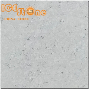 White Bianco Marble Look Quartz Stone Solid Surfaces Polished Slabs Tiles Engineered Stone Artificial Stone Slabs for Hotel Kitchen, Bathroom Backsplash Walling Panel Customized Edge