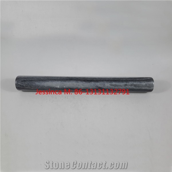 Single Black Grey Marble Stone Rolling Pins /Stone Rolling Pin
