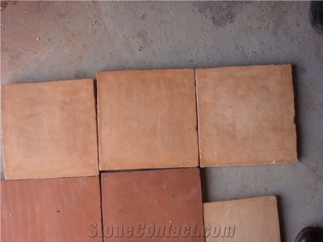 On Sale/Handmade Terracotta Tile / Antique Tile / Terre Cuite