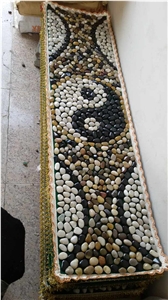 River Pebble Carpets/Polished Pebble Stone Mosaics/Mixed Pebble Stone/Pebble Walkway