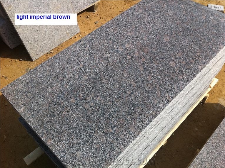 Brown Granite Polished Slabs , Tiles , Flooring Tiles