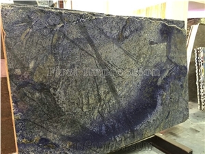Azul Bahia Granite Slabs & Tiles/Top Grade Hotel Interior Decoration Project Materail/High Quality & Best Price Granite/Wall & Floor Covering Tiles
